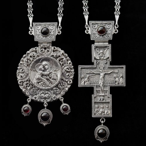 2.7.0138нр/115р-К Архиерейский наперсный комплект серебряный