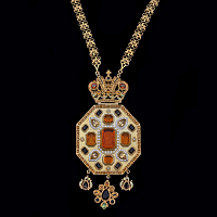 2.7.2118нп-17/88п Панагия серебряная 925 пробы в позолоте