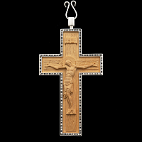 2.10.0362р-13 Крест наперсный из серебра 925 пробы