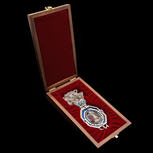 2.7.2951нэ-1/41 Панагия из серебра 925 пробы фото 2