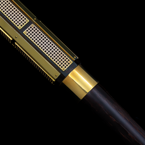 2.7.2771лнпэ Жезл архиерейский с натуральными камнями в позолоте фото 4