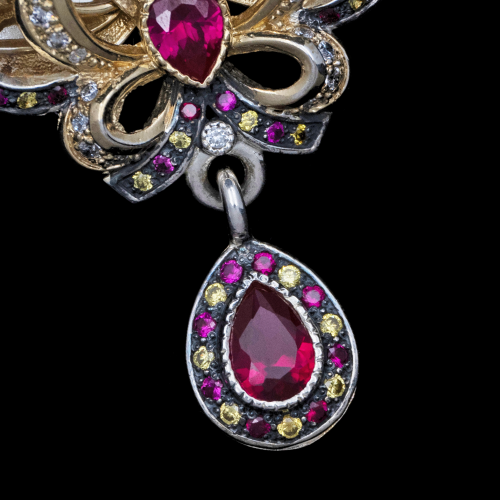 2.7.0505фр-1/44р Панагия серебряная 925 пробы фото 4