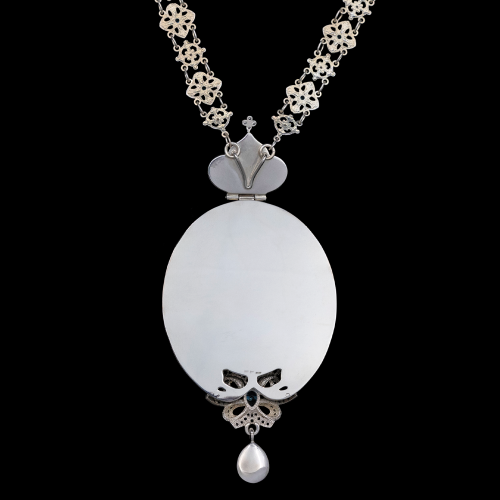 2.7.0505-1/48 Панагия серебряная 925 пробы фото 6