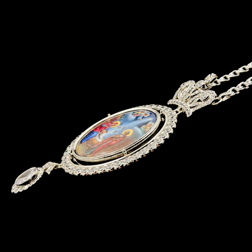 2.7.2762-1/1 Панагия из серебра 925 пробы фото 6