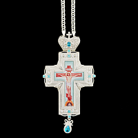 2.10.0273-1/1 Крест наперсный из серебра 925 пробы