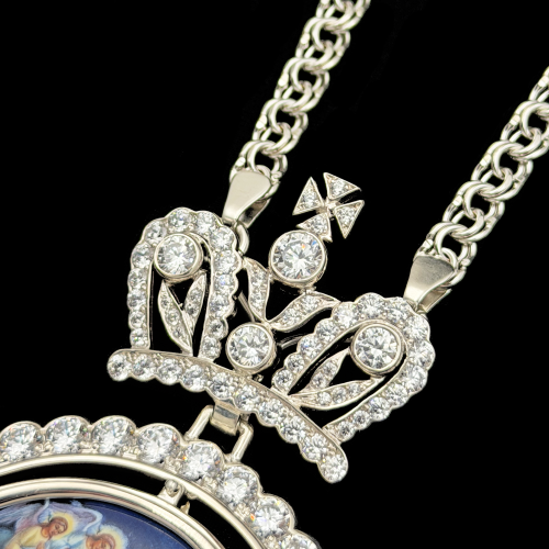 2.7.2762-1/1 Панагия из серебра 925 пробы фото 5