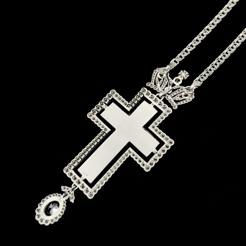 2.10.0669-1/1 Крест наперсный из серебра 925 пробы фото 6