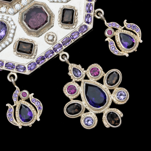 2.7.2118-17/65 Панагия серебряная 925 пробы фото 5