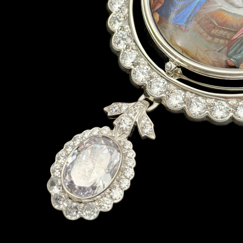 2.7.2762-1/1 Панагия из серебра 925 пробы фото 3