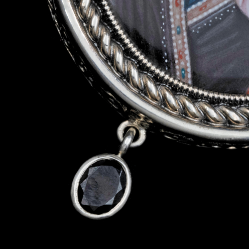 2.7.1145р-1/1р Панагия из серебра 925 пробы фото 5