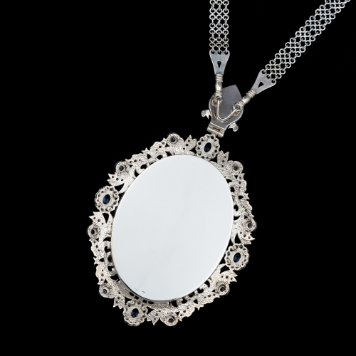 2.7.2524э-1/143 Панагия из серебра 925 пробы  фото 3