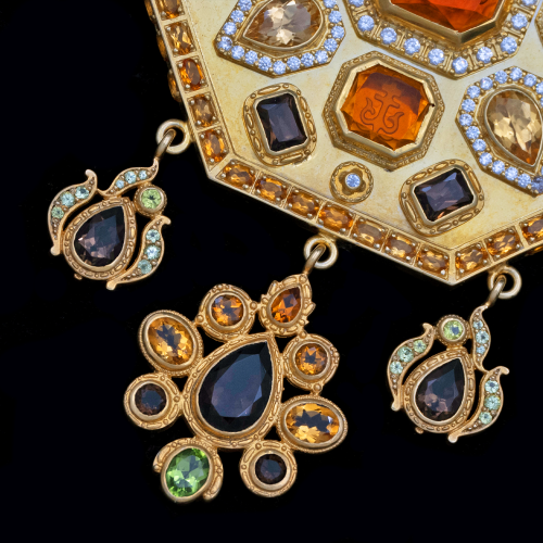 2.7.2118нп-17/88п Панагия серебряная 925 пробы в позолоте фото 4