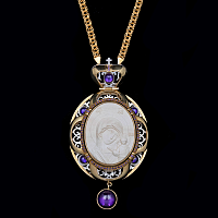 2.7.2277ф-14/113п Панагия серебряная 925 пробы