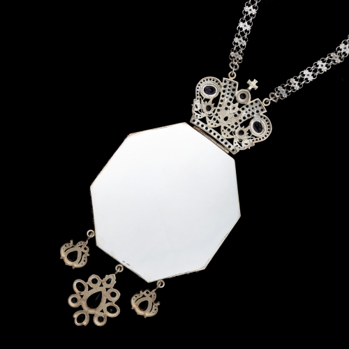 2.7.2118-17/65 Панагия серебряная 925 пробы фото 6