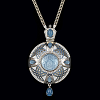 2.7.2026-17/1 Панагия серебряная 925 пробы 