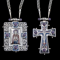 2.7.2351н-25/64-К Архиерейский комплект серебряный в византийском стиле