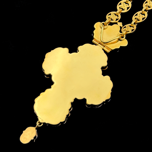 2.10.0323нф-1/98п Крест наперсный из серебра 925 пробы фото 5