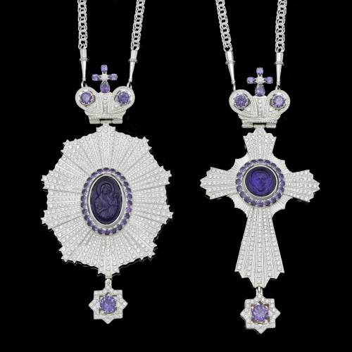 2.7.2103-17/64-К Архиерейский наперсный комплект серебряный 925 пробы