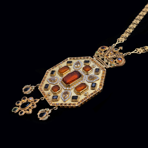 2.7.2118нп-17/88п Панагия серебряная 925 пробы в позолоте фото 2